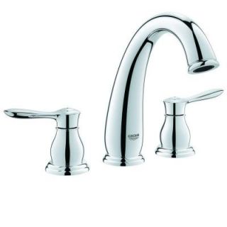GROHE Parkfield 8 3/16 in. 3 Hole Roman Tub Filler in StarLight Chrome 25152000