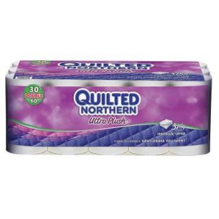 Quilted Northern Plush Bathroom Tissue 3 Ply (30 Pack) GEP872365