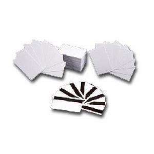 Zebra   PVC card   white   CR 80 Card (3.37 in x 2.13 in)   100 pcs. (pack of 5 )   for Zebra P100i, P110i, P110m, P120i, P330i, P330m, P430i; ZXP Series 8