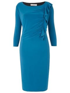 Havren Charlotte Frill Dress Blue