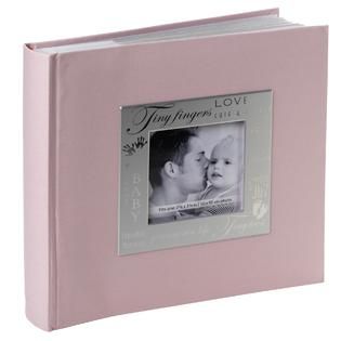 MBI  Words of Expression 160 Pocket Pink Baby Photo Album