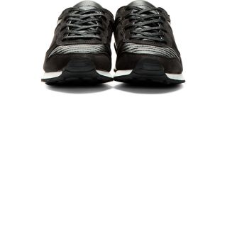 ETQ Amsterdam Black Nubuck Running Shoes