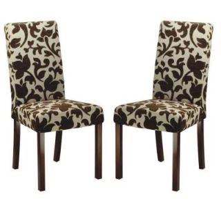 Safavieh Classic Birchwood Chair in Floral Print (Set of 2) HUD8207A SET2