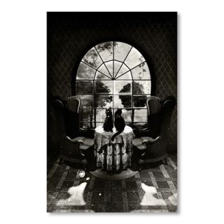 Americanflat Room Skull Bw Graphic Art