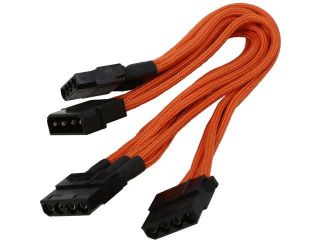 BitFenix BFA MSC M3MOK RP 17.72" (45cm) Molex to 3 Molex Extension Cable M F