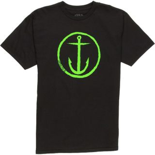 Captain Fin Original Anchor T Shirt   Short Sleeve   Mens