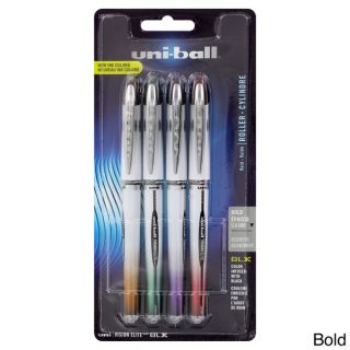 Uni ball Vision Elite BLX Series Stick Roller Ball Pens (Pack of 4