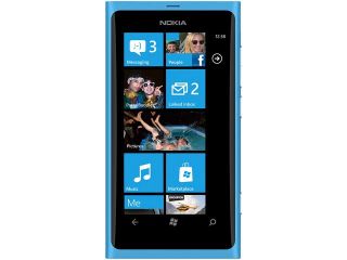 Open Box: Nokia Lumia 800 16 GB storage, 512 MB RAM Blue 16GB Unlocked GSM Windows Smart Phone w/ Wi Fi / Bluetooth / 8 MP Camera / 3.7" Display 3.7"
