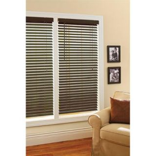 Better Homes and Gardens 2" Faux Wood Windows Blinds, Espresso
