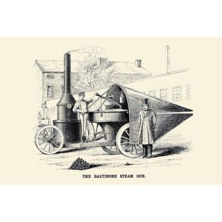 Baltimore Steam Gun Photographic Print by Buyenlarge