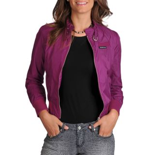 Members Only Womens New Fitted Racer Jacket   Shopping