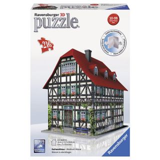 Medieval House 3D Puzzle   216 Piece    Ravensburger