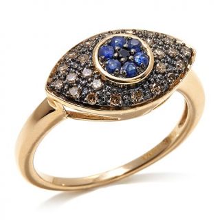 Rarities: Fine Jewelry with Carol Brodie 10K 0.37ct Champagne Diamond and Gem "   7888380
