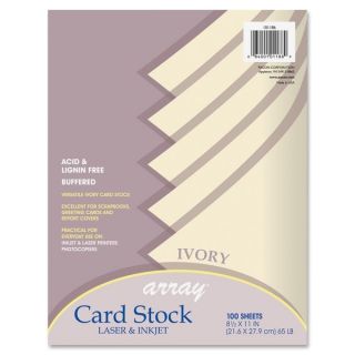 Pacon Array 65lb. Printable Ivory Cardstock   1 Pack   17453774