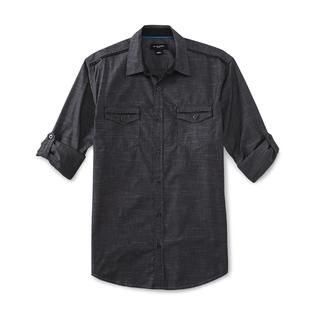 Attention Mens Button Down Shirt   Clothing, Shoes & Jewelry