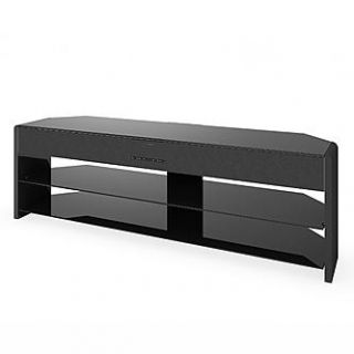 CorLiving Santa Brio Glossy TV Stand with Sound Bar for TVs up to 70