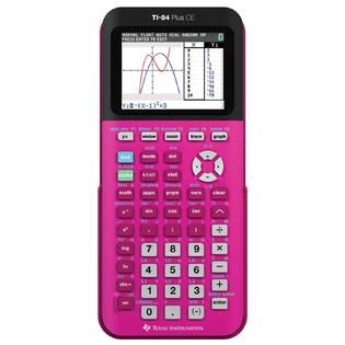 Texas Instruments TI 84 Plus CE Graphing Calculator   Pink   Office