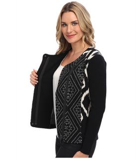 pendleton moto boiled wool cardigan