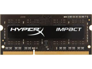 HyperX Impact 8GB 204 Pin DDR3 SO DIMM DDR3L 1600 (PC3L 12800) Laptop Memory Model HX316LS9IB/8