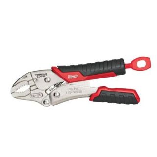 Milwaukee 5 in. Torque Lock Curved Jaw Locking Pliers with Durable Grip 48 22 3405