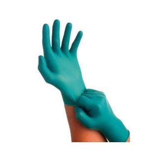 AnsellPro Touch N Tuff Nitrile Medium Gloves in Blue (Set of 10)