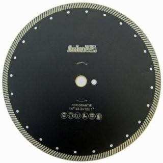 Archer USA 14 in. Narrow Turbo Diamond Blade for Granite Cutting HNTR14