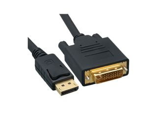 DisplayPort to DVI Video Cable, DisplayPort Male to DVI Male, 6 foot