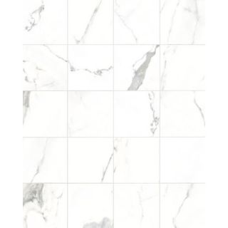 Faber Calacatta High Definition 12 x 6 Porcelain Glossy Tile in
