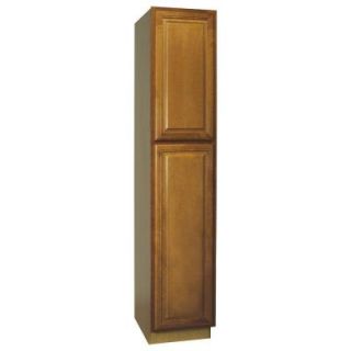 Hampton Bay 18x90x24 in. Cambria Pantry Cabinet in Harvest KP1890 CHR