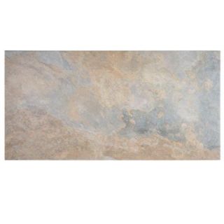 Merola Tile Ardesia Ocre 12 1/2 in. x 24 1/2 in. Porcelain Floor and Wall Tile (11 sq. ft. / case) FGFARDOC