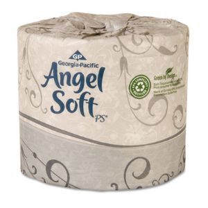 Angel Soft ps Premium Bathroom Tissue, 450 Sheets/Roll, 80 Rolls/Carton
