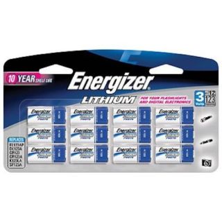 Energizer E1006200 E1006200 Batteries Ultimate Lithium 123 3v, 12 Pack