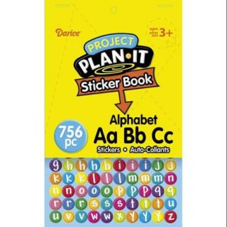 Project Plan It Sticker Book  Alphabet 756/Pkg