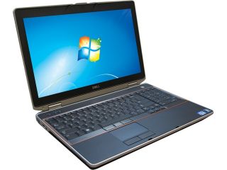 Refurbished: DELL Laptop Latitude E6520 Intel Core i5 2410M (2.30 GHz) 4 GB Memory 256 GB SSD Intel HD Graphics 3000 15.6" Windows 7 Professional 64 Bit