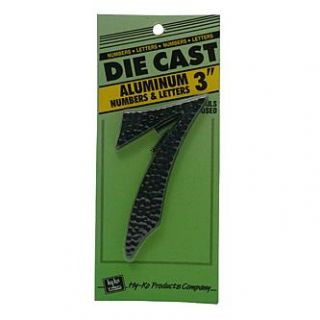 Die Cast Aluminum 3 Inch House Number 7   Tools   Home Hardware
