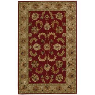 Nourison Hand Tufted Caspian Red Wool Area Rug (36 x 56