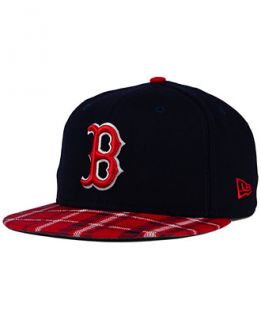 New Era Boston Red Sox Plaid 9FIFTY Snapback Cap   Sports Fan Shop By