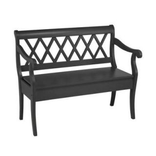 Home Decorators Collection Cottage Black 42.5 in. W Bench 0346300210