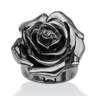 PalmBeach Rose Shaped Electroform Ring Bold Fashion  