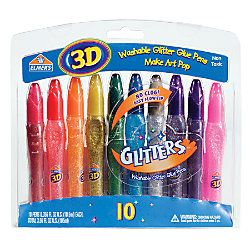 Elmers 3 D Paint Pens 0.36 Oz. Assorted Colors Set Of 10