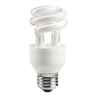 Philips 40W Equivalent Soft White (2700K) Spiral A Line CFL Light Bulb (E*) 413988
