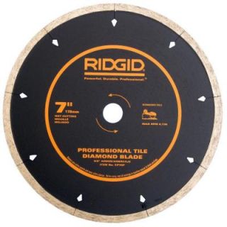 RIDGID 7 in. Diamond Edge Tile Circular Saw Blade CP70P