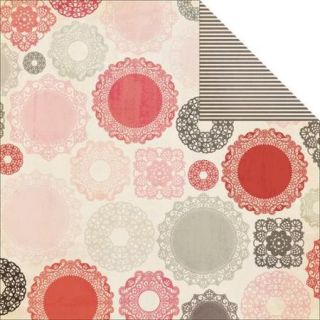 Lost & Found 3 Ruby Double Sided Cardstock 12"X12" Doily