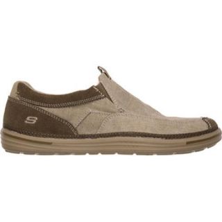 Mens Skechers Relaxed Fit Landen Gomer Taupe   17177408  