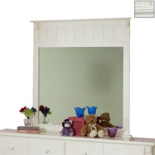 Homelegance 43 in x 49 in White Sand Through Rectangle Framed Wall Mirror