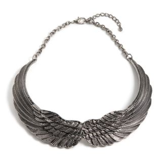 Lisa Silver Winged Necklace   Shopping