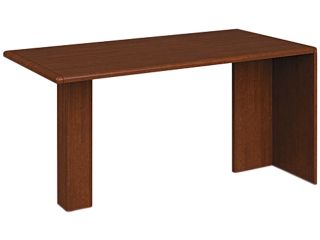 HON 10726JJ 10700 Series Laminate Wood Furniture 60" W x 30" D x 29.5" H   Waterfall Edge   Hardwood   Henna Cherry, Laminate