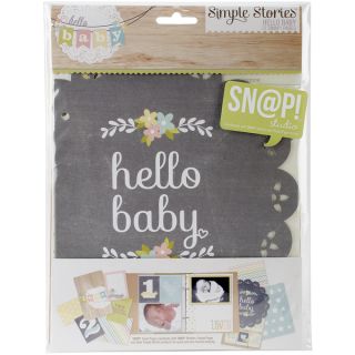 Sn@p! Double Sided Journal Pages 6X8 Hello Baby   Shopping