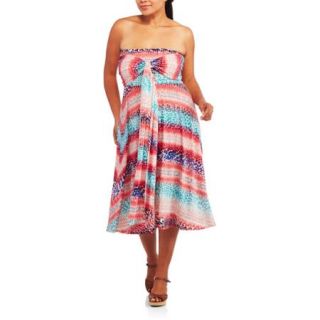 Concepts Women's Plus Size 8 in 1 Convertible Wrap Dress