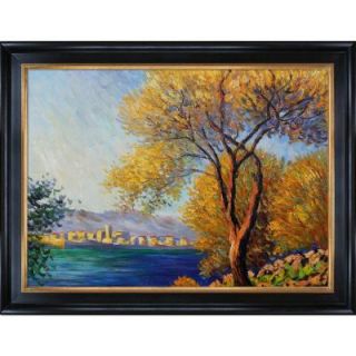 30 in. x 40 in. Antibes, View of Salis Hand Painted Vintage Artwork MON1863 FR TP20A30X40